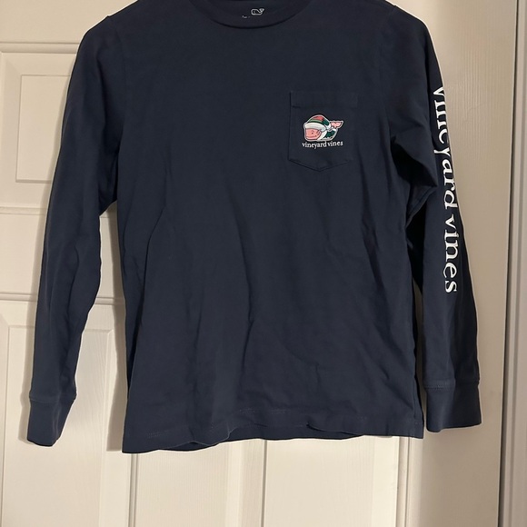 Vineyard Vines Blue Long Sleeve Tee - Picture 1 of 6